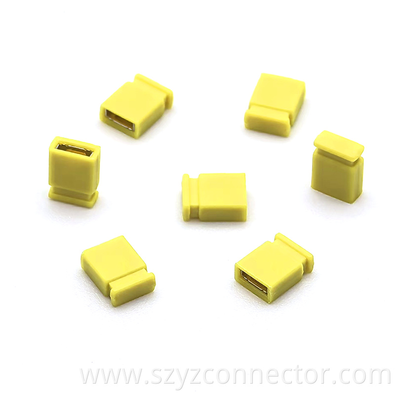 2.54 Fireproof Yellow Closed Circuit Cap Short Circuit Cap